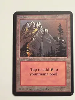 Mountain Alpha LP MTG Magic the Gathering Red - Image 1