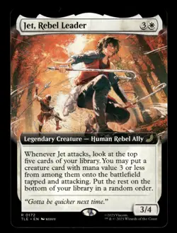 Jet, Rebel Leader (Extended Art) R Avatar: The Last Airbender 172 NM - Image 1