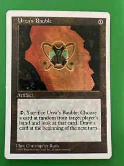 MTG Urza's Bauble Fifth Edition 406 Regular Uncommon NM Magic The Gathering - Image 1