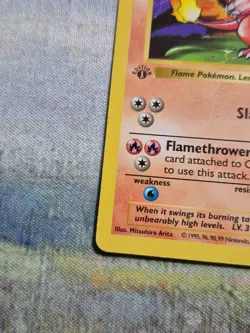 1st Edition SHADOWLESS Charmeleon 24/102 Base Set Non Holo 1999 Pokemon NM Mint - Image 4