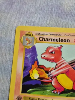 1st Edition SHADOWLESS Charmeleon 24/102 Base Set Non Holo 1999 Pokemon NM Mint - Image 5