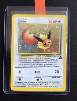 Pokemon Card / Eevee Promo 11 / Black Star Wizard Near Mint Possible Psa Cgc - Image 1