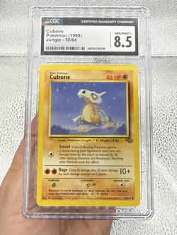 Pokemon TCG (1999) - Jungle #50/64 Cubone CGC 8.5 FREE SHIPPING (US Only) - Image 1