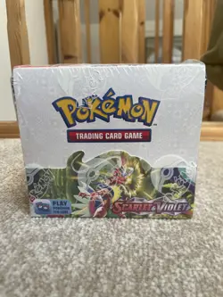 Pokemon TCG Scarlet and Violet Base Set Booster Box 36 Packs, New Sealed - Image 1