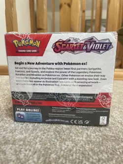 Pokemon TCG Scarlet and Violet Base Set Booster Box 36 Packs, New Sealed - Image 2