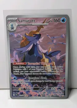 Pokemon TCG Samurott Illustration Rare White Flare 107/086 English NM - Image 1