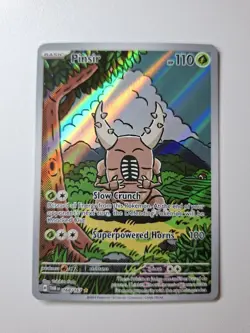 Pokemon - Pinsir - 168/167 - Twilight Masquerade - Illustration Rare - NM - Image 2