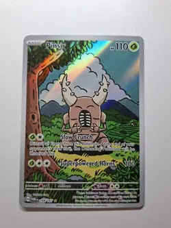 Pokemon - Pinsir - 168/167 - Twilight Masquerade - Illustration Rare - NM - Image 3