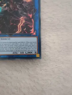 RA01-EN042 Cherubini, Ebon Angel of the Burning Abyss :: Secret Rare 1st Edition - Image 5