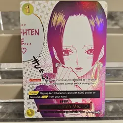 One Piece Boa Hancock You’ll Frighten Me. OP14-118 (WHITE SPOT ON SURFACE) - Image 1