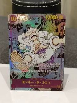 One Piece Card Game Monkey D. Luffy Gear 5 OP05 SR Japanese Holo - Image 1