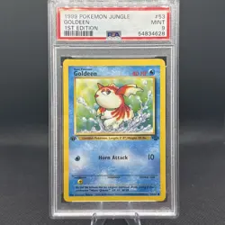 1999 POKEMON JUNGLE GOLDEEN 1ST EDITION #53 PSA 9 - Image 1