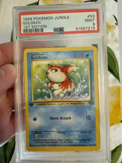 1999 Pokemon - 1st Edition Goldeen Non-Holo Jungle 53/64 - PSA 9 Mint! - WOTC - Image 2