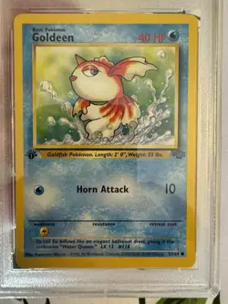 1999 Pokemon - 1st Edition Goldeen Non-Holo Jungle 53/64 - PSA 9 Mint! - WOTC - Image 3