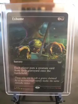 Exhume (Borderless) Commander: Duskmourn: House of Horror Foil #0370 - Image 1