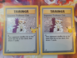2021 Pokemon Imposter Professor Oak 73/102 Celebrations 25th Anniversary Holo NM - Image 2