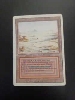 MTG Badlands Dual Land Edition MP Magic the Gathering Vintage some Edge Wear - Image 1