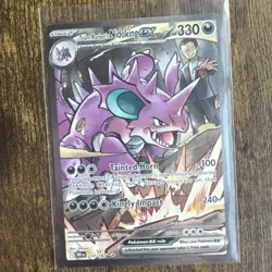 Team Rocket's Nidoking ex 233/182 Sv10: Destined Rivals Holo pokemon Mint 🔥 - Image 2