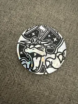 Pokemon Charizard Collector Chest Silver Cracked Ice Holo Flip Coin Mint 💎 - Image 2