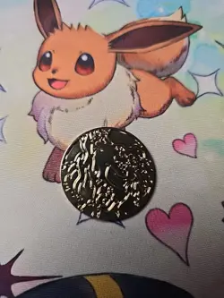 PROMO Charizard Metal Gold Coin Pokemon TCG - Image 2