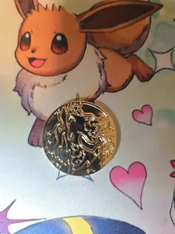 PROMO Charizard Metal Gold Coin Pokemon TCG - Image 3