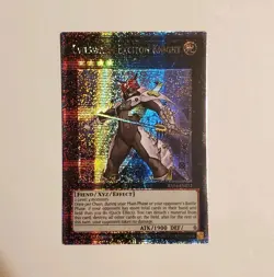 Evilswarm Exciton Knight Quarter Century Secret Rare RA04-EN212 NM Yugioh - Image 1