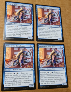 MTG Magic 4x Ninja of the Deep Hours Planechase Anthology 2016 NM/M - Image 1