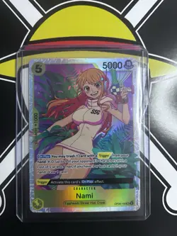 One Piece Nami OP08-106 SR Art Tribute Two Legends English Edition NM - Image 2