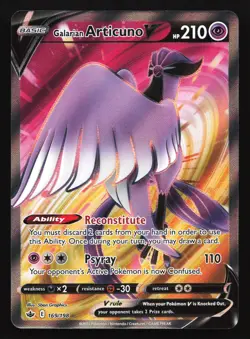 Galarian Articuno V (Full Art) 169/198 Chilling Reign Ultra Rare Pokemon Card - Image 1