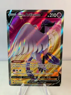 Galarian Articuno V - Ultra Rare Full Art - Chilling Reign - 169/198 Pokemon TCG - Image 1