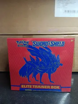 Pokemon Sword and Shield Base Elite Trainer Box ETB Zacian BRAND NEW SEALED - Image 1