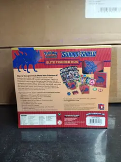 Pokemon Sword and Shield Base Elite Trainer Box ETB Zacian BRAND NEW SEALED - Image 3