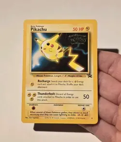 Pokemon Pikachu Black Star Promo 4 WB The First Movie Vintage WOTC - Image 3
