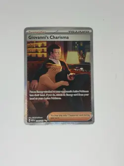 Giovanni's Charisma SIR 204/165 Scarlet Violet 151 Pokemon NM/M Unplayed - Image 1
