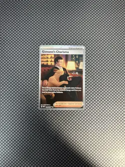 Giovanni's Charisma #204/165 Scarlet & Violet 151 SIR - Pokemon TCG - Image 1