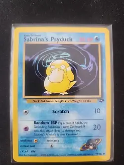 Pokemon Sabrina's Psyduck 99/132 Gym Challenge Regular - Image 1