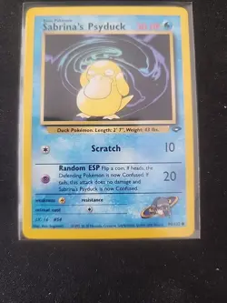 Pokemon Sabrina's Psyduck 99/132 Gym Challenge Regular - Image 3