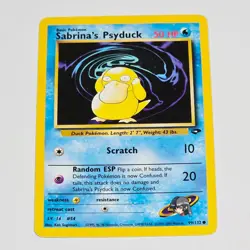 Pokemon TCG Sabrina’s Psyduck Gym Challenge 99/132 Unlimited WOTC 2000 Common - Image 1