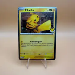 Pokemon Pikachu 051/162 2026 Pokemon Day Stamped Promo 30th Anniversary TCG Card - Image 1