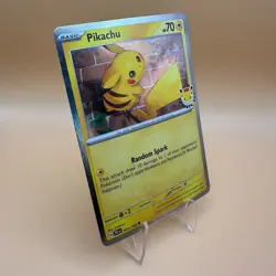 Pokemon Pikachu 051/162 2026 Pokemon Day Stamped Promo 30th Anniversary TCG Card - Image 2