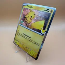 Pokemon Pikachu 051/162 2026 Pokemon Day Stamped Promo 30th Anniversary TCG Card - Image 3