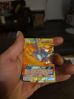 Pokemon TCG Moltres Zapdos Articuno GX Holo Card 44/68 -Hidden Fates - Image 2
