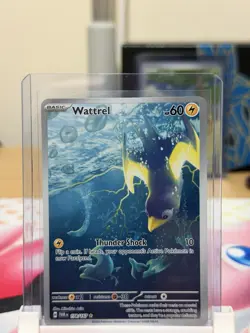 Pokemon TCG Wattrel Scarlet & Violet Twilight Masquerade Holo Card 178/167 - Image 1