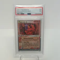 PSA 7 - 2003 EX Dragon Magcargo ex 95/97 HOLO Pokemon Card - Image 1