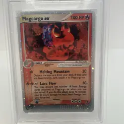 PSA 7 - 2003 EX Dragon Magcargo ex 95/97 HOLO Pokemon Card - Image 2