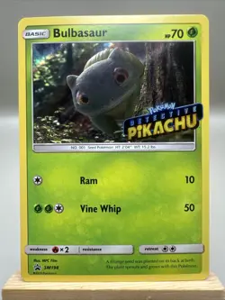Pokemon Bulbasaur SM198 Detective Pikachu Promo Holo - Image 1
