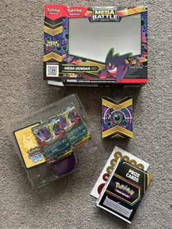 Pokemon TCG - Mega Battle Deck Mega Gengar EX - OPENED/NO HAUNTER PROMO - Image 1