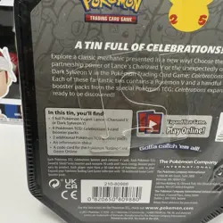 Pokemon TCG 25th Anniversary Celebrations Tin Lance's Charizard V 2021 Sealed - Image 4