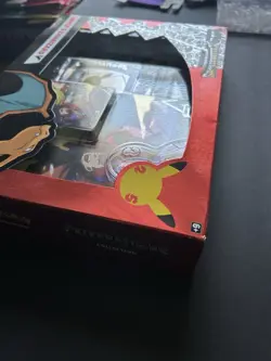 Pokemon Celebrations 25th Anniversary Lance’s Charizard V Collection Sealed Box - Image 4