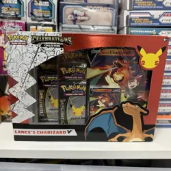Pokemon TCG 25th Anniversary Celebrations Lance's Charizard V Box 2021 Sealed - Image 1